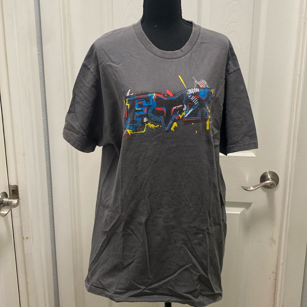 XL Men’s Grey Fox Racing T-Shirt